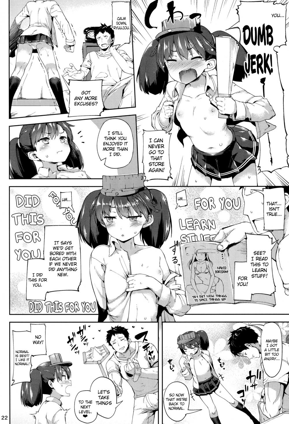 Hentai Manga Comic-Ryuujou-chan and Perverted Admiral in Love-Chapter 3-21